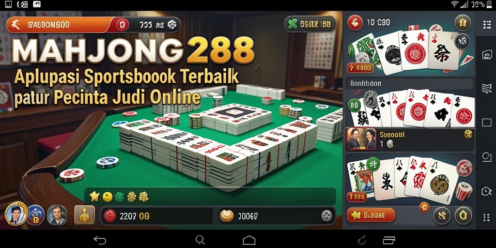 Tampilan utama gameplay taruhan di MAHJONG288 yang menarik dan interaktif.