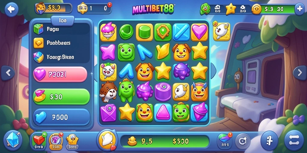 Tampilan gameplay <strong>MULTIBET88</strong> yang menawan dan penuh warna.