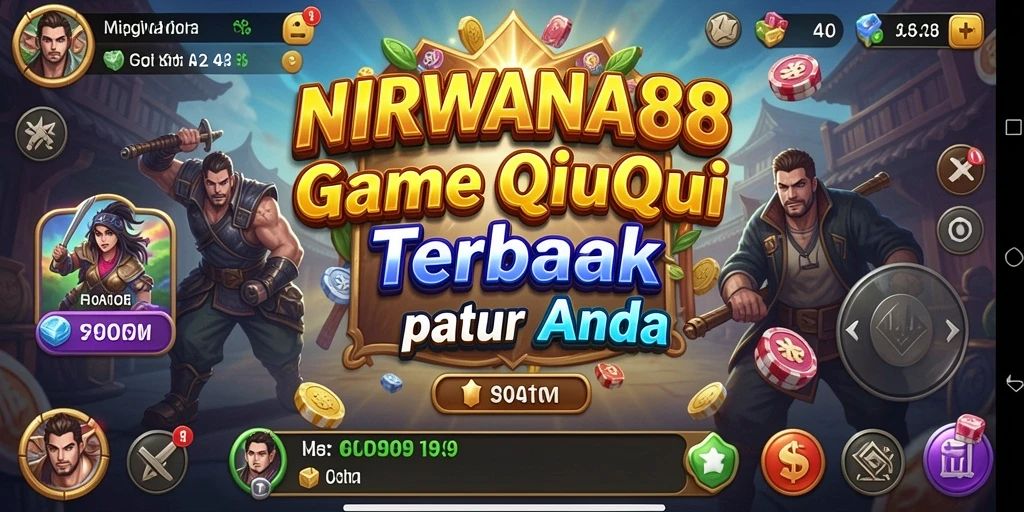 Tampilan gameplay QiuQiu yang seru dan menarik.